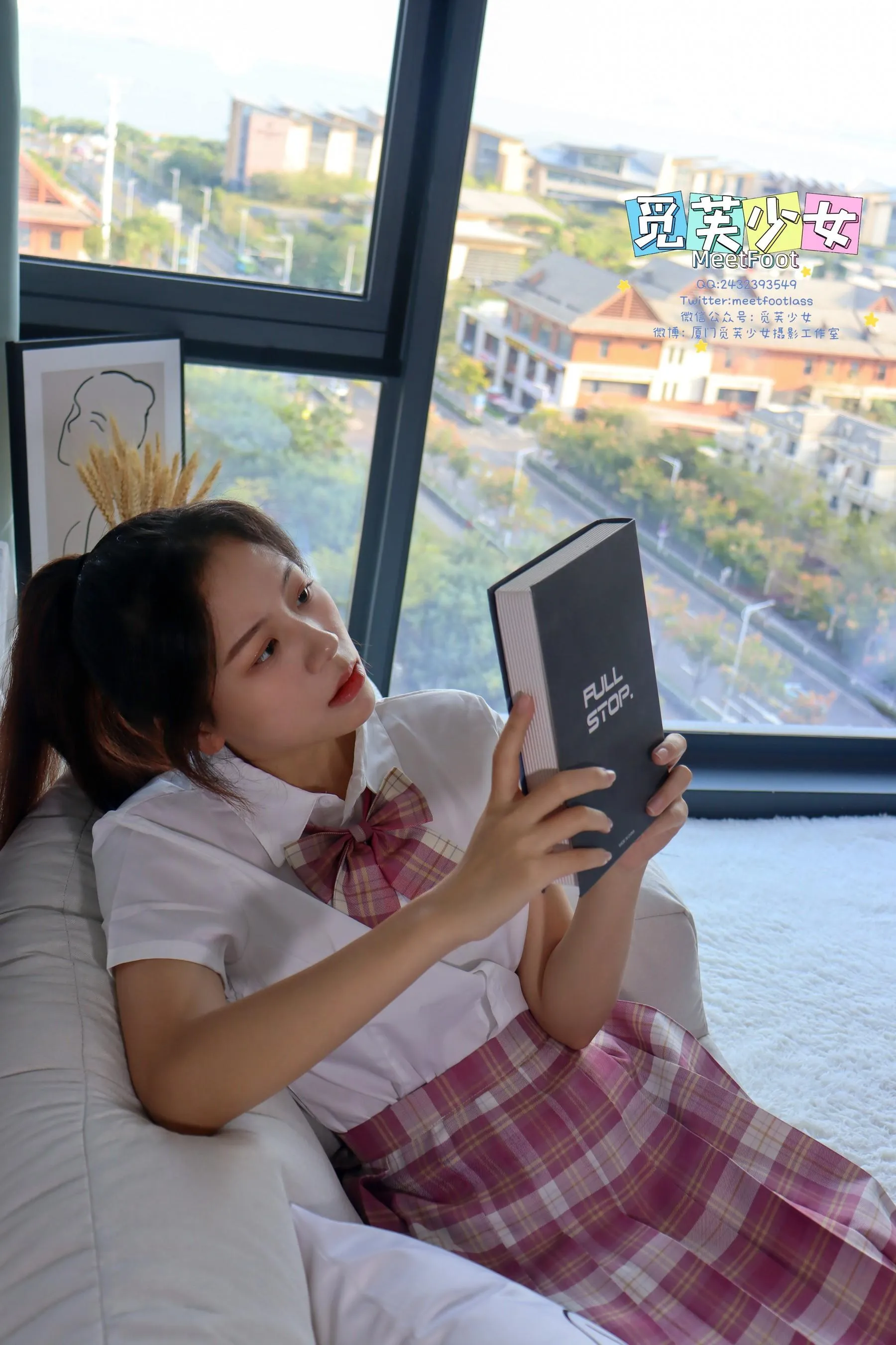 [觅芙少女]NO.006 初夏微风中扬起的马尾，是青春里最美的记忆 [133P]插图2